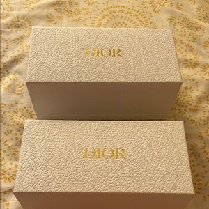 Dior empty sunglasses Boxes with Gold Accents